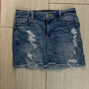 Ripped Mini-Skirt Hollister